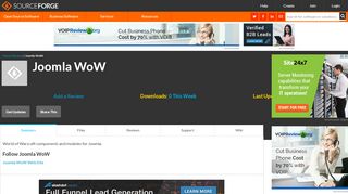 
                            3. Joomla WoW download | SourceForge.net