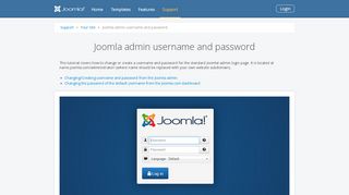 
                            4. Joomla.com Tutorials - Joomla admin username …