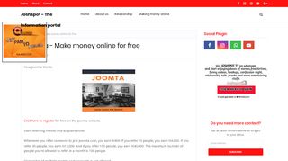 
                            7. Joomta - Make money online for free - Joshspot