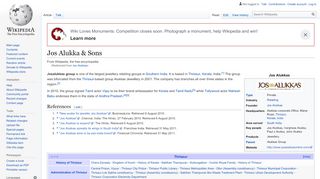 
                            6. Jos Alukka & Sons - Wikipedia