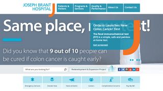 
                            2. Joseph Brant Hospital: Index