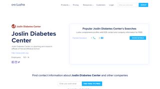 
                            9. Joslin Diabetes Center - Email Address Format & Contact Phone ...