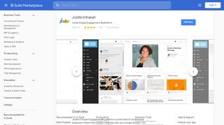 
                            4. Jostle intranet - G Suite Marketplace - Google