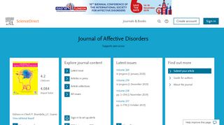 
                            8. Journal of Affective Disorders | ScienceDirect.com