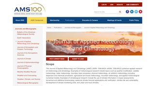 
                            3. Journal of Applied Meteorology and Climatology - American ...