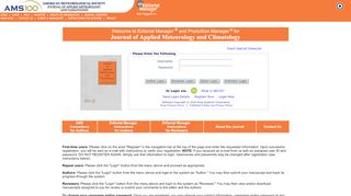 
                            2. Journal of Applied Meteorology and Climatology - Editorial ...