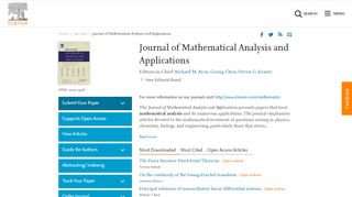 
                            2. Journal of Mathematical Analysis and Applications - Elsevier