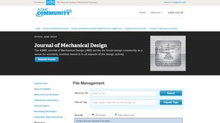 
                            8. Journal of Mechanical Design | ASME Engineering Network