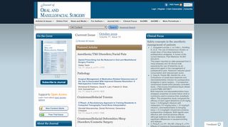 
                            8. Journal of Oral and Maxillofacial Surgery: Home Page