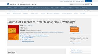 
                            6. Journal of Theoretical and Philosophical Psychology