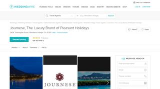 
                            7. Journese, The Luxury Brand of Pleasant Holidays - Travel - Westlake ...