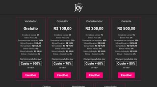 
                            3. Joy Essência › Cadastrar