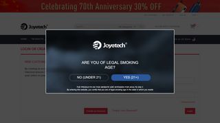 
                            1. Joyetech Retail | Electronic Cigarettes Info Customer Login Joyetech ...