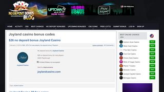 
                            2. Joyland casino No Deposit Bonus Codes 2019 #1