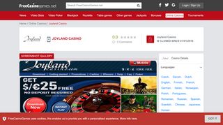 
                            3. Joyland Casino Online Casino Review - Freecasinogames