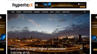 
                            1. Jozi youth to begin digital ambassador training at UJ ...