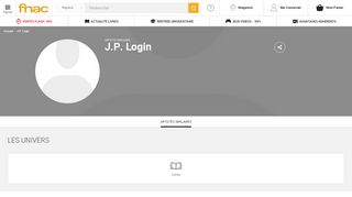 
                            4. J.P. Login : | fnac