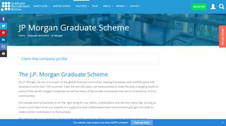 
                            6. JP Morgan Graduate Scheme, Graduate Recruiter | GRB