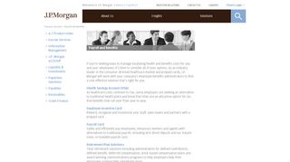 
                            1. J.P. Morgan | Payroll and Benefits