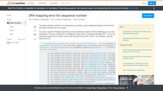 
                            9. JPA mapping error for sequence number - Stack Overflow