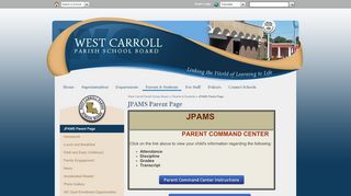 
                            6. JPAMS Parent Page - West Carroll Parish School Board