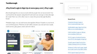 
                            3. JPay Email Login & Sign Up at www.jpay.com | JPay Login