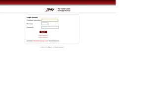 
                            1. JPay - Facility: Login