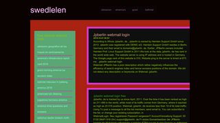 
                            4. Jpberlin webmail login :: swedlelen