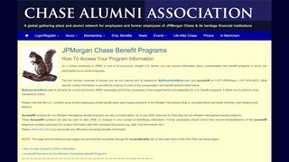 
                            4. JPMorgan Chase Benefit Programs - Chase Alumni Association