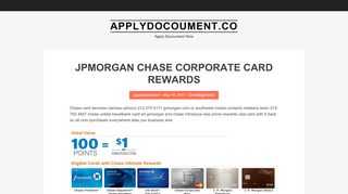 
                            4. jpmorgan chase corporate card rewards | …