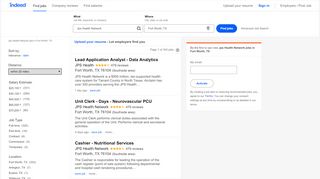 
                            8. Jps Health Network Jobs, Employment in Fort Worth, TX | Indeed.com
