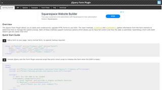 
                            8. jQuery Form Plugin - malsup.com