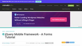 
                            8. jQuery Mobile Framework - A Forms Tutorial