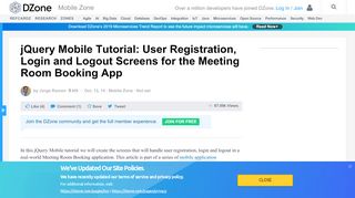 
                            1. jQuery Mobile Tutorial: User Registration, Login and ...