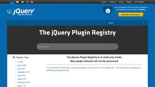 
                            1. jQuery Plugin Registry