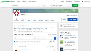 
                            7. JRMC Jobs in Pine Bluff, AR | Glassdoor