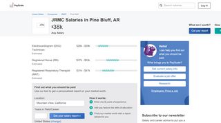 
                            8. JRMC Salaries in Pine Bluff, AR | PayScale