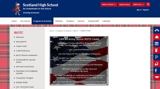 
                            7. JROTC / Cadet Creed - Scotland County Schools