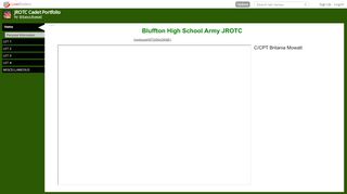 
                            5. JROTC Cadet Portfolio - LiveBinder