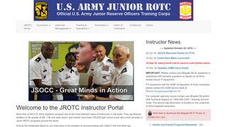 
                            9. JROTC Instructor Web Portal - US Army JROTC