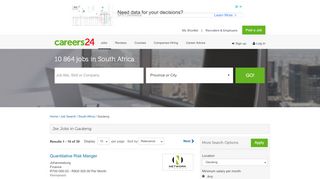 
                            6. Jse Jobs in Gauteng - Careers24