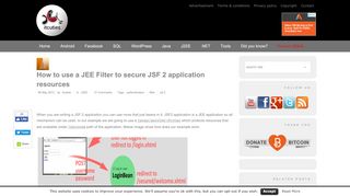 
                            7. JSF 2 Login Filter Example - Programmer's lounge