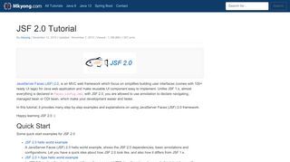 
                            1. JSF 2.0 Tutorial – Mkyong.com