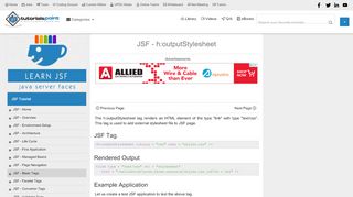 
                            9. JSF - h:outputStylesheet