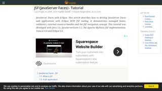 
                            5. JSF (JavaServer Faces) - Tutorial - vogella.com