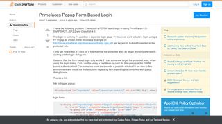 
                            3. jsf - Primefaces Popup Form Based Login - Stack Overflow