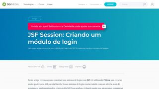 
                            2. JSF Session: Criando um módulo de login - devmedia.com.br