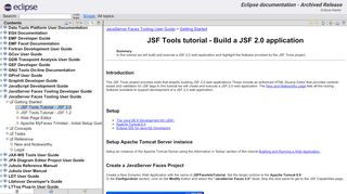 
                            6. JSF Tools tutorial - Build a JSF 2.0 application