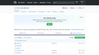 
                            6. JSON API User - GitHub