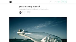 
                            4. JSON Parsing in Swift - Anand Nimje - Medium